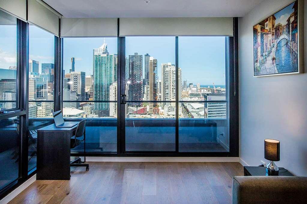Spencer Street Apartments Melbourne Rom bilde